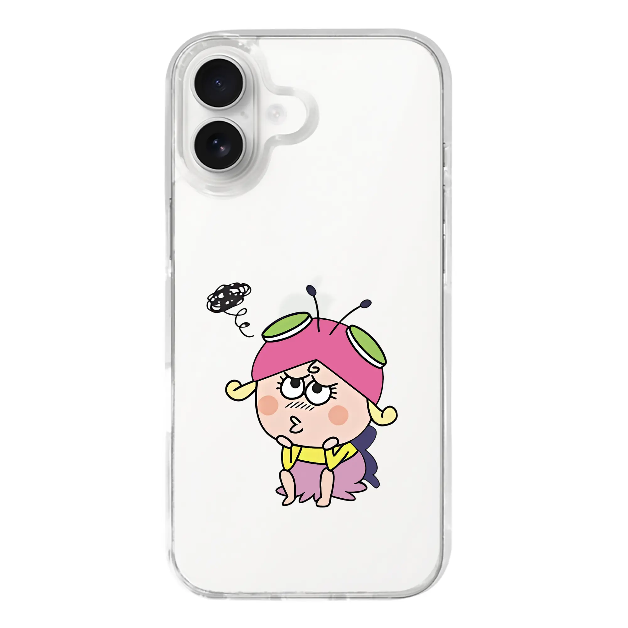 はなかっぱ グッズ,アゲルちゃん - iPhone 17シリーズ 透明スマホケース – 薄型・耐衝撃・精密フィット保護カバー